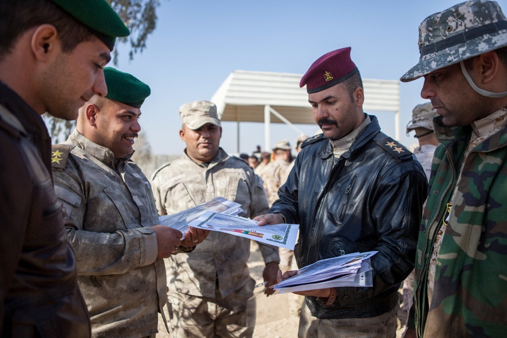 Iraqi border guard police training graduation