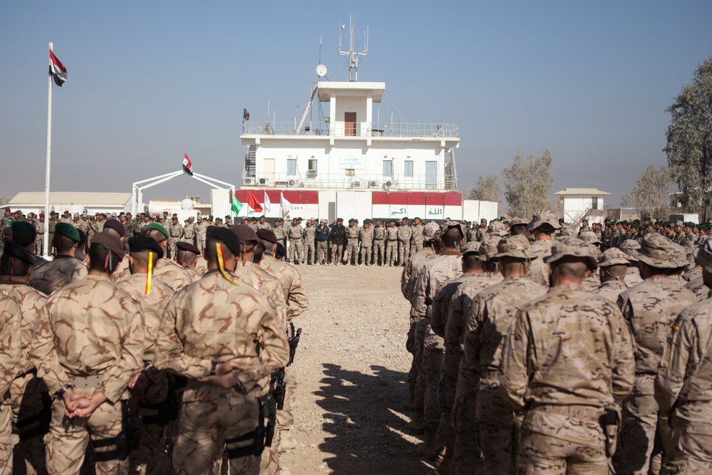 Iraqi border guard police training graduation