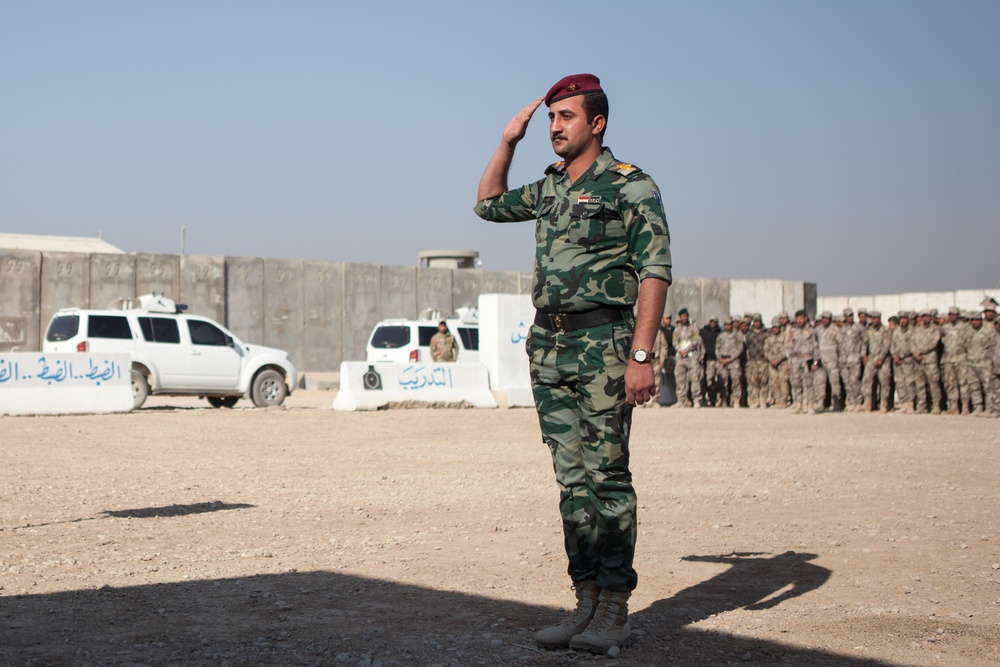 Iraqi border guard police training graduation