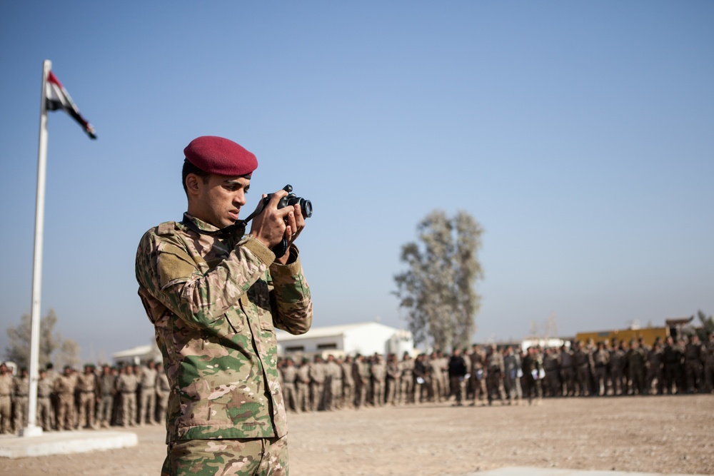 Iraqi border guard police training graduation