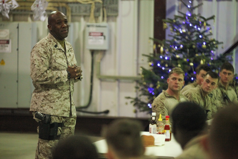Season's greetings at Al Asad