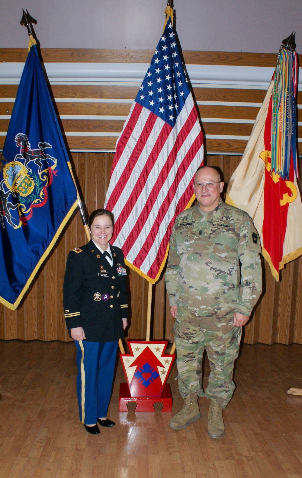 213th Regional Support Group leadership