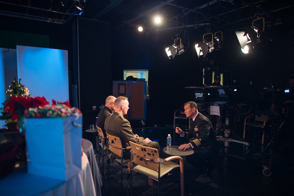 CJCS conducts USO Interviews