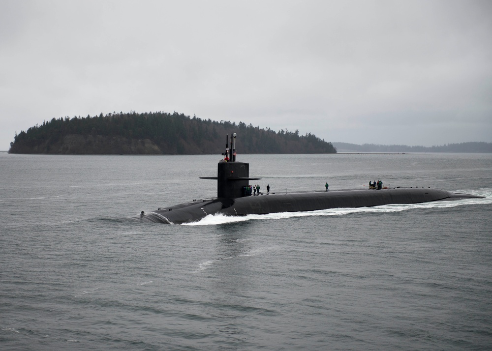 USS Pennsylvania (B) Returns to NBK-Bangor