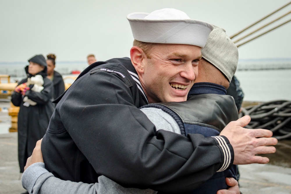 USS San Antonio Homecoming