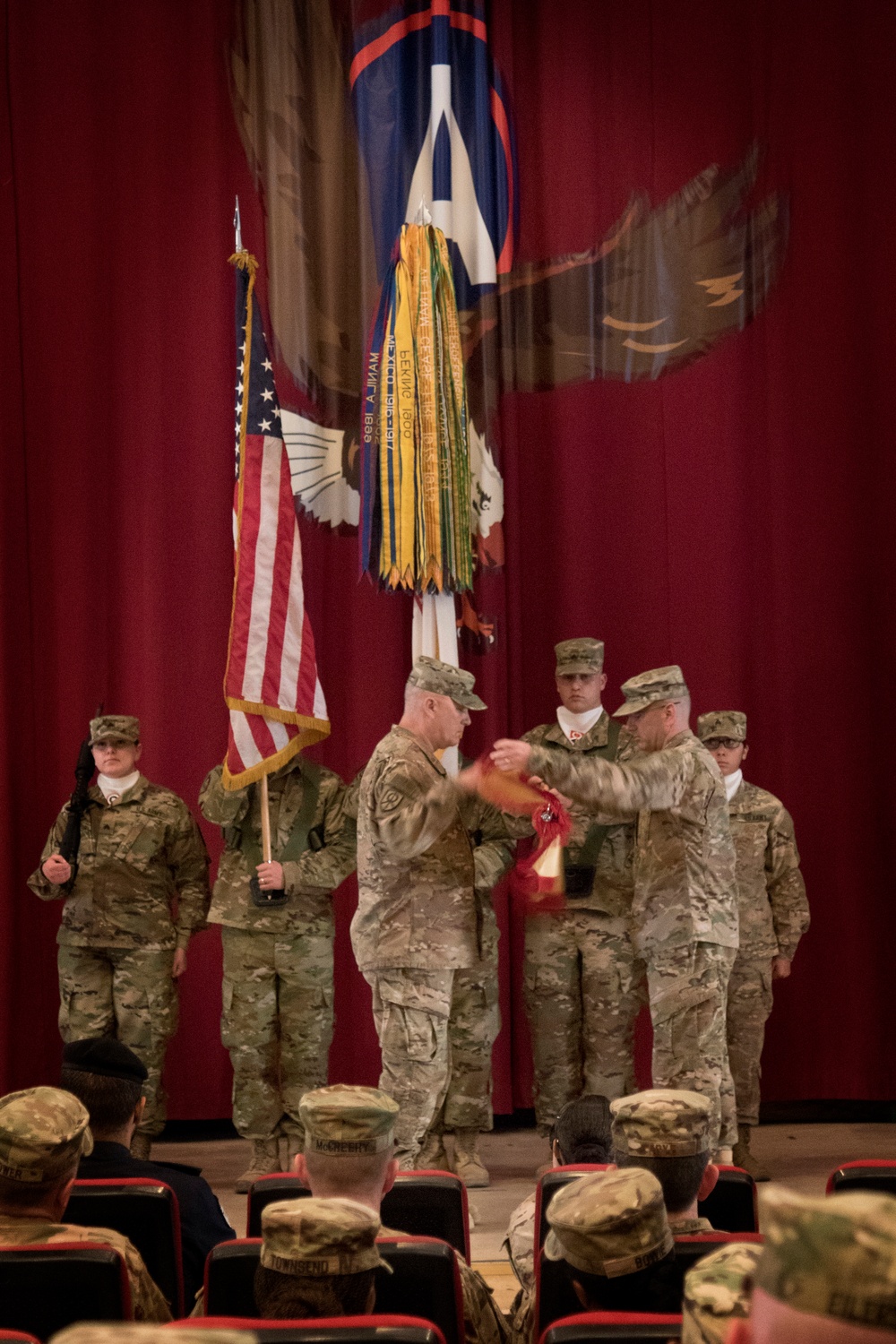316th and 451st ESC transfer of authority