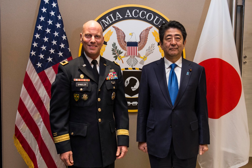 Prime Minster of Japan Visits DPAA
