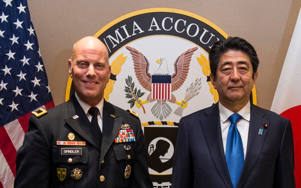 Prime Minster of Japan Visits DPAA