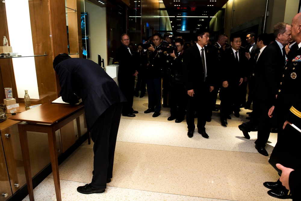 Prime Minister of Japan Visits DPAA