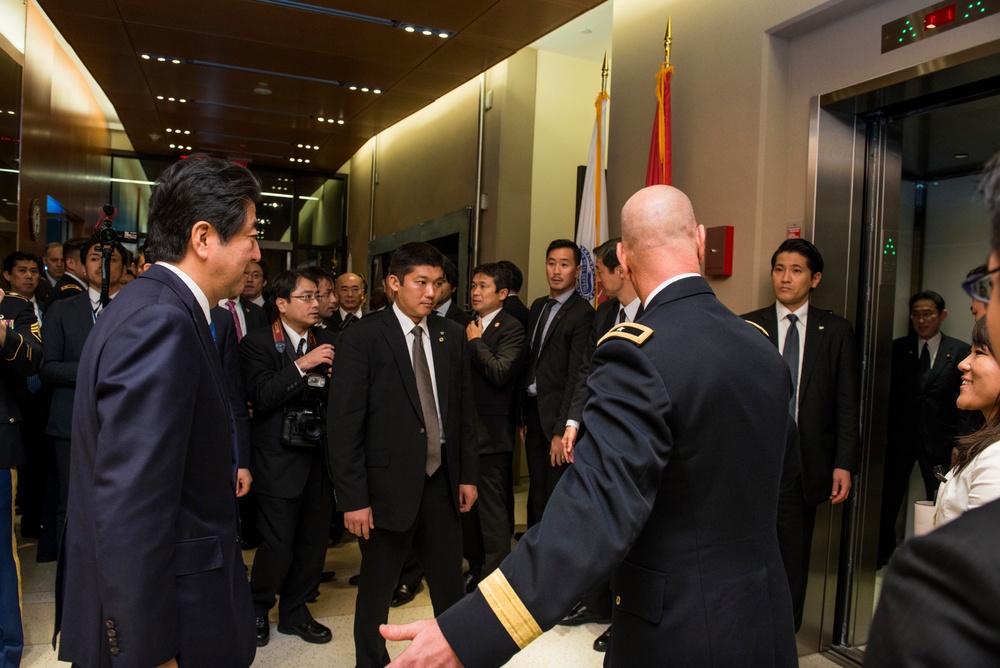 Prime Minister of Japan Visits DPAA