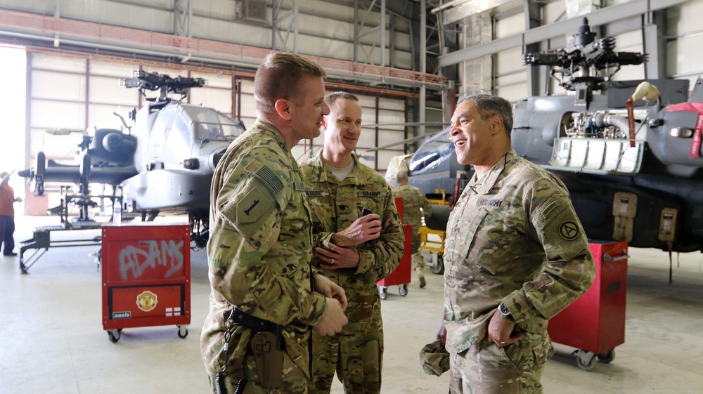 U.S. Army Central commander visits Soldiers in Afghaninstan