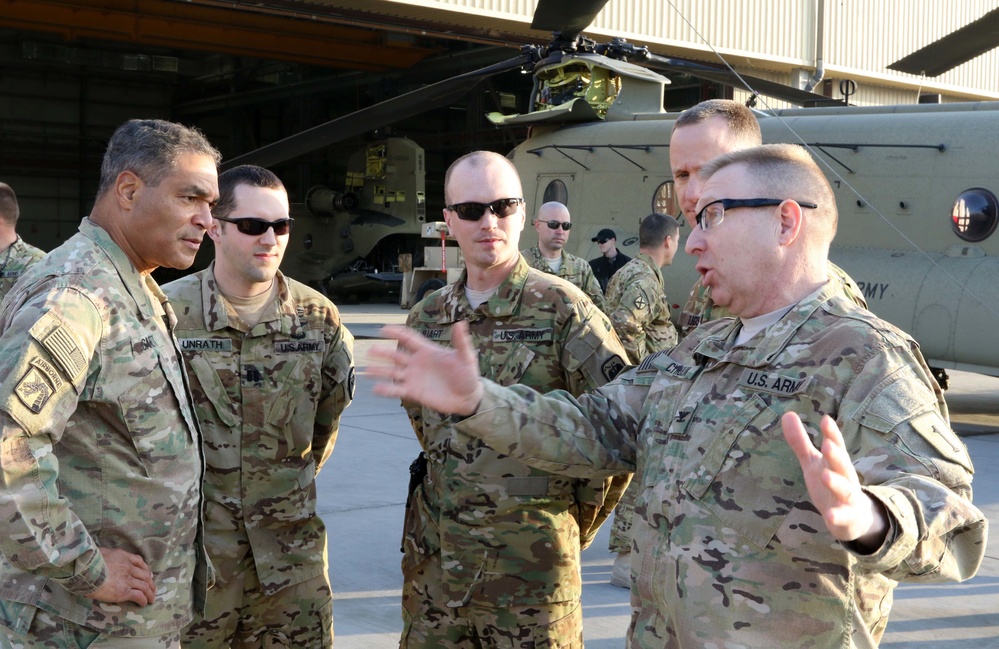 U.S. Army Central commander visits Soldiers in Afghaninstan