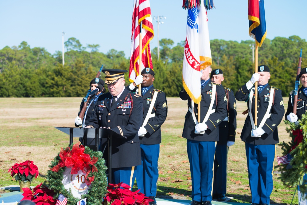 Wreaths for Warriors Walk Ceremony