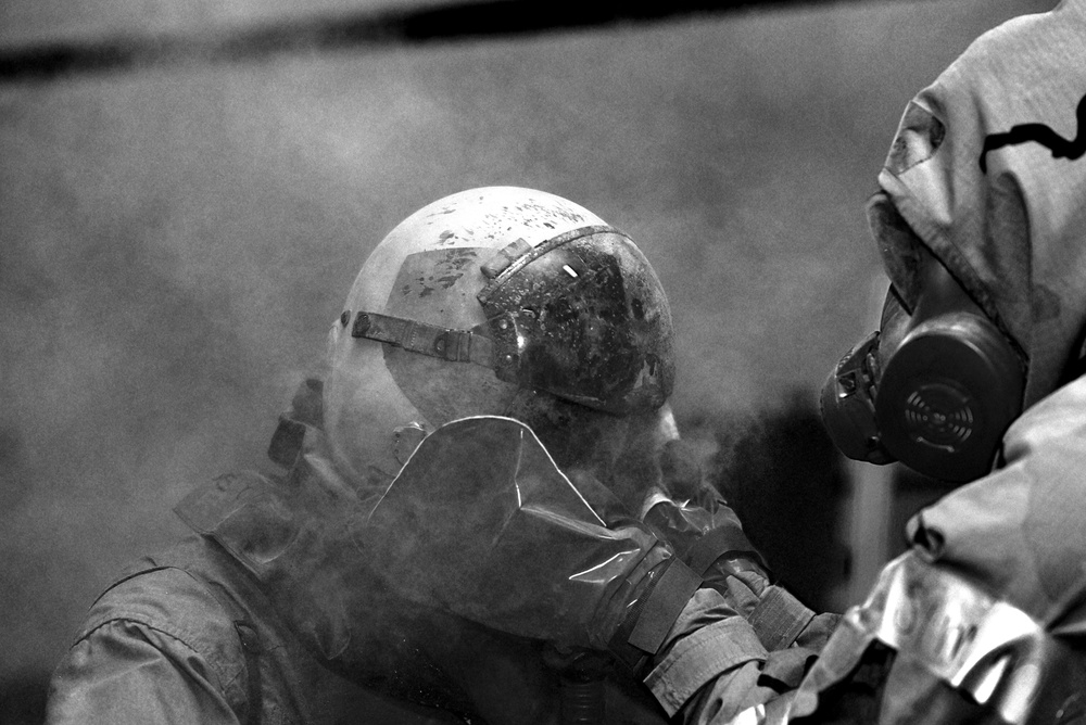 AFSOC hosts aircrew chemical decontamination exercise