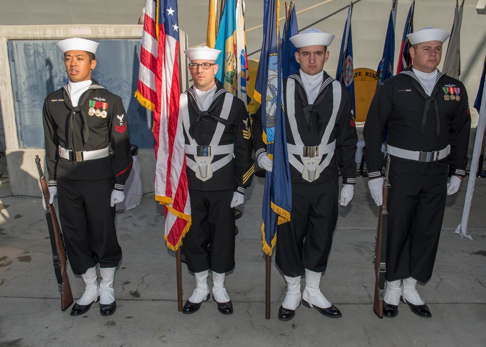 USS Spruance (DDG 111) Change of Command, Dec. 2, 2016