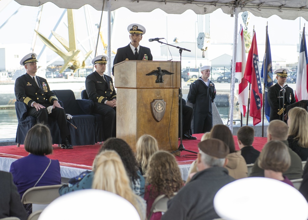 USS Spruance (DDG 111) Change of Command, Dec. 2, 2016