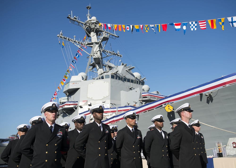 USS Spruance (DDG 111) Change of Command, Dec. 2, 2016