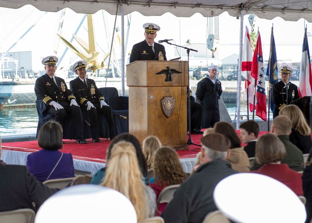 USS Spruance (DDG 111) Change of Command, Dec. 2, 2016