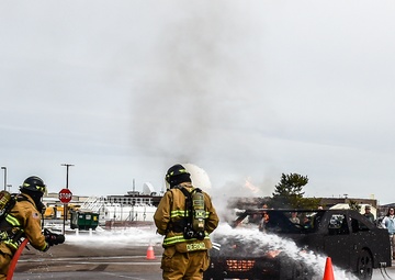 Team Buckley families get peek behind operations curtain