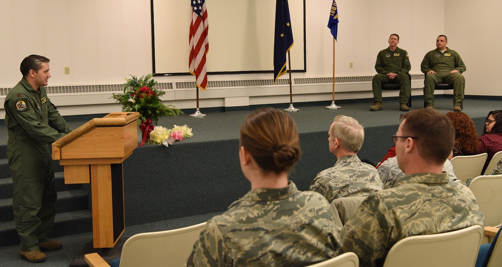 Polanco assumes command of air refueling squadron