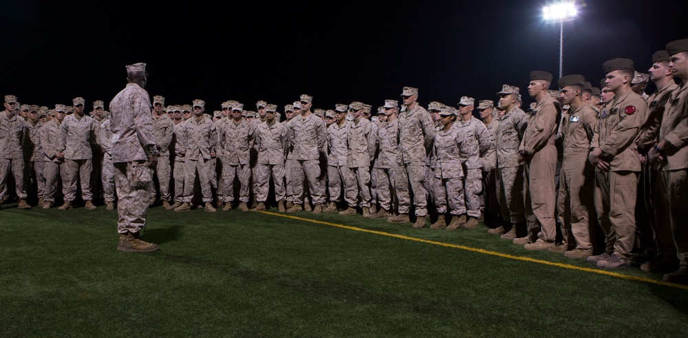 CMC and SMMC visit SPMAGTF Marines in Djibouti