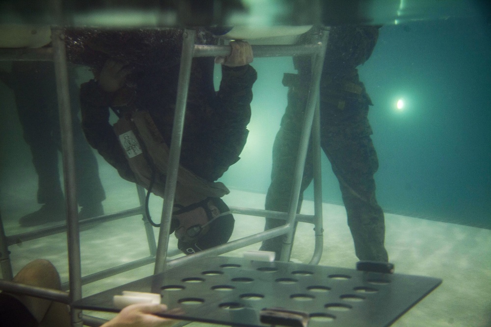 24th Marine Expeditionary Unit Helo Dunker Training
