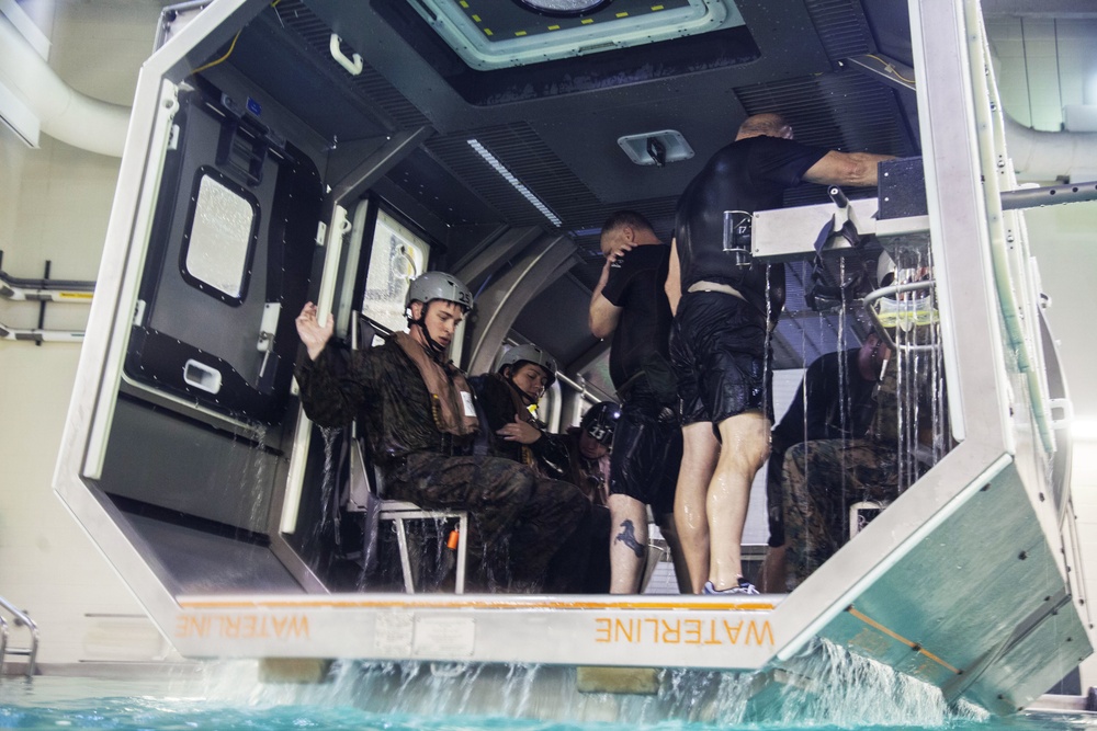 24th Marine Expeditionary Unit Helo Dunker Training