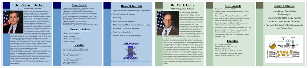 Air Force Institute of Technology Distinguished Professor Layout