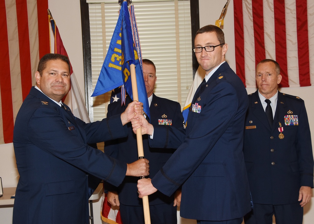 Major Nelsen Takes Command of 131st Civil Engineer Squadron