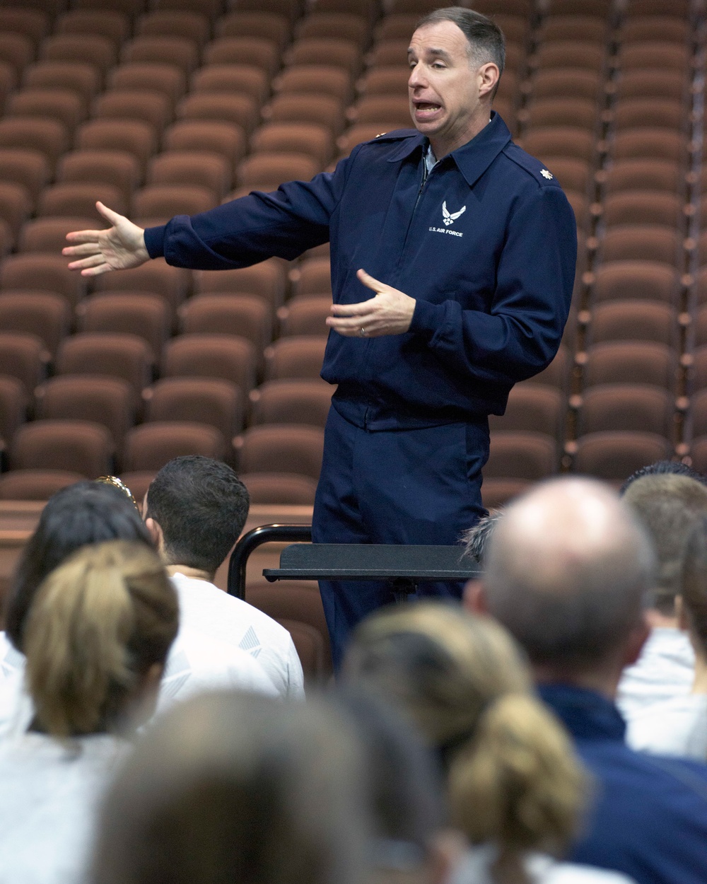USAF Total Force Band  Plays Pasadena, Calif.