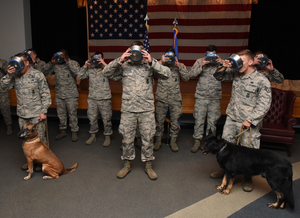 2 MWDs retire and find homes with their handlers