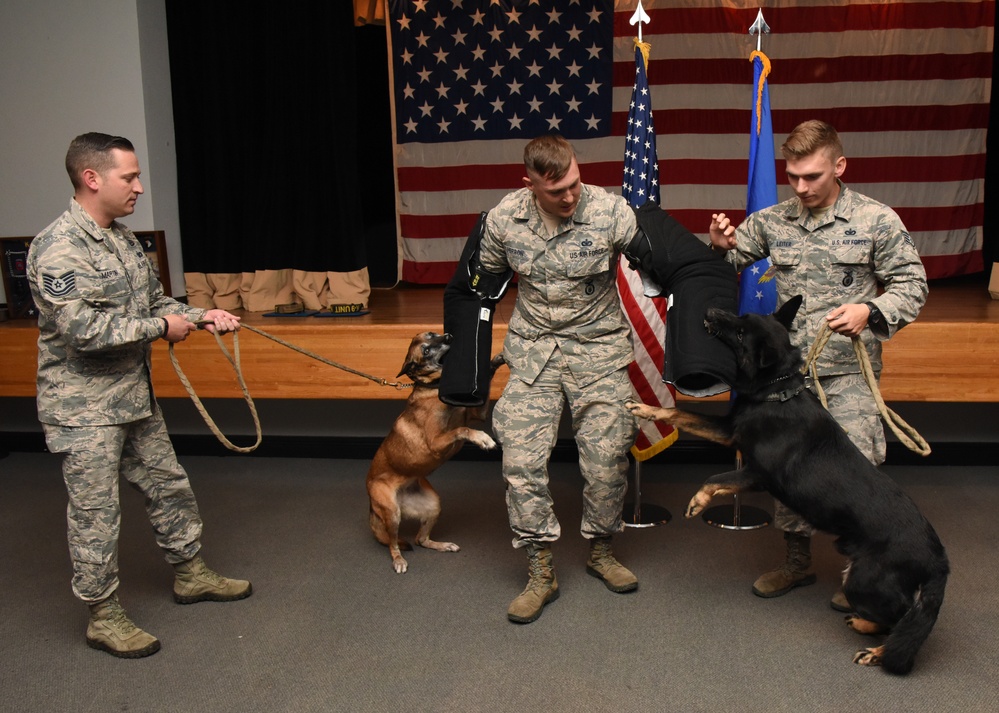 2 MWDs retire and find homes with their handlers