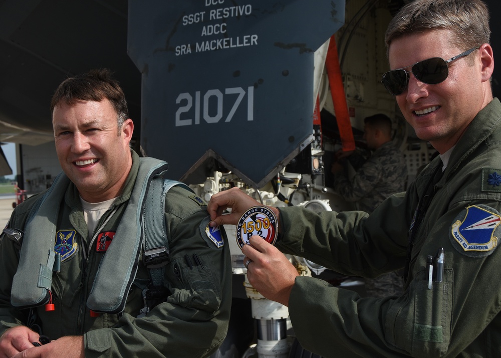 131st Bomb Wing pilot reaches 1,500-hour milestone