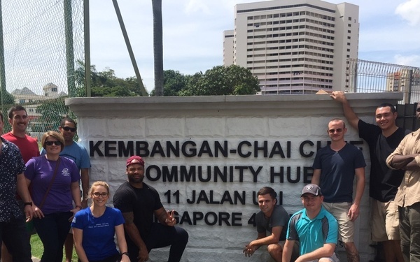Red Lancers Volunteer in Singapore