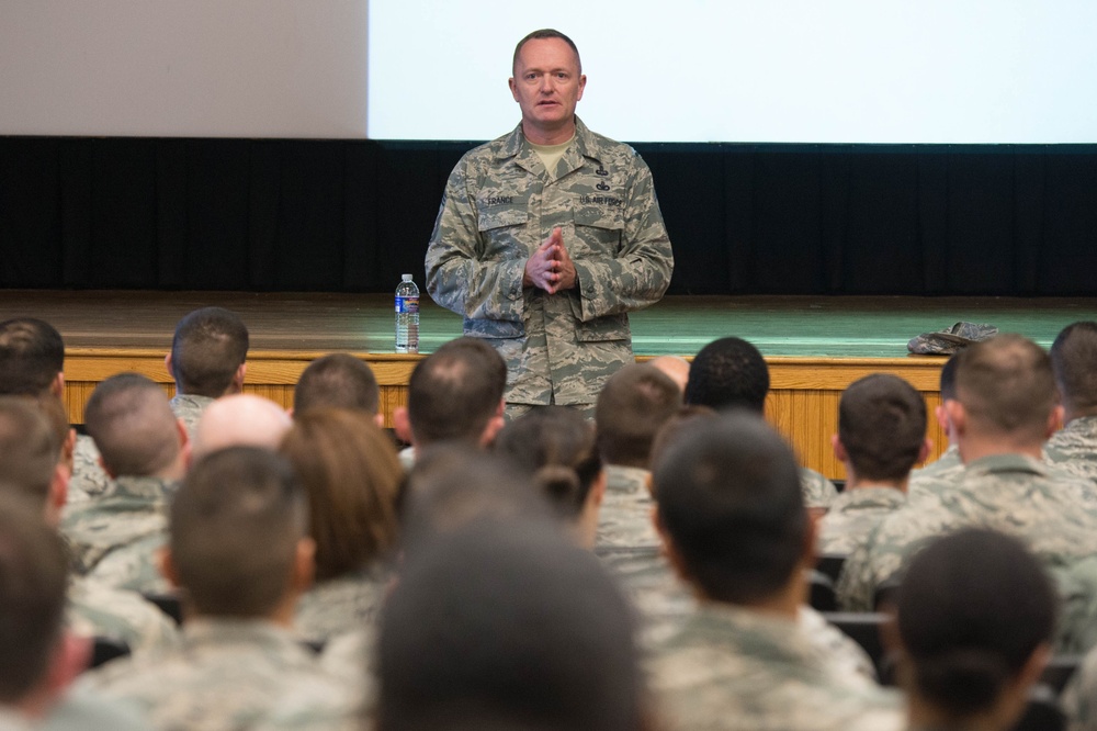 AFMC command chief meets with Hanscom’s enlisted force
