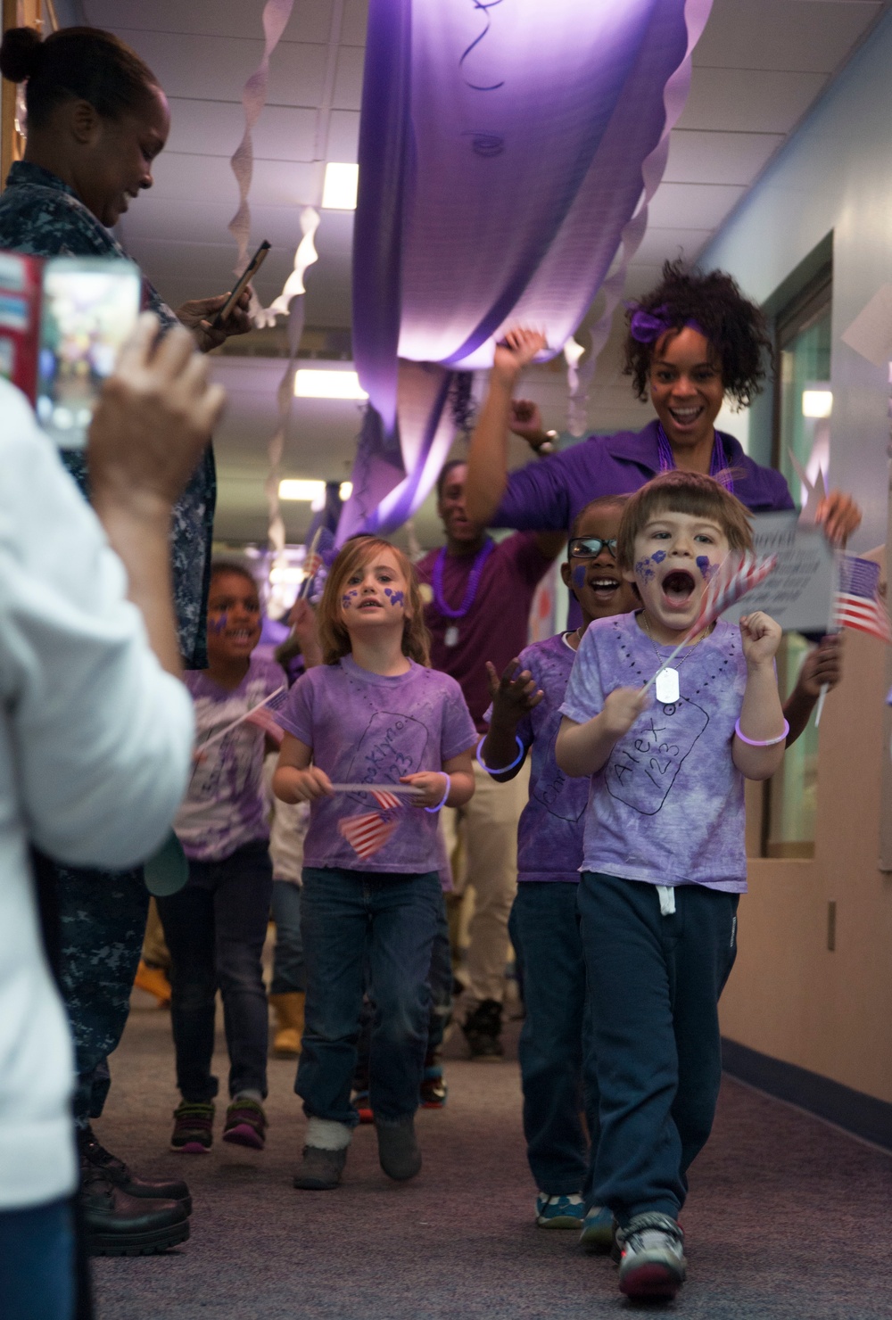 JBA goes purple for Month of the Military Child