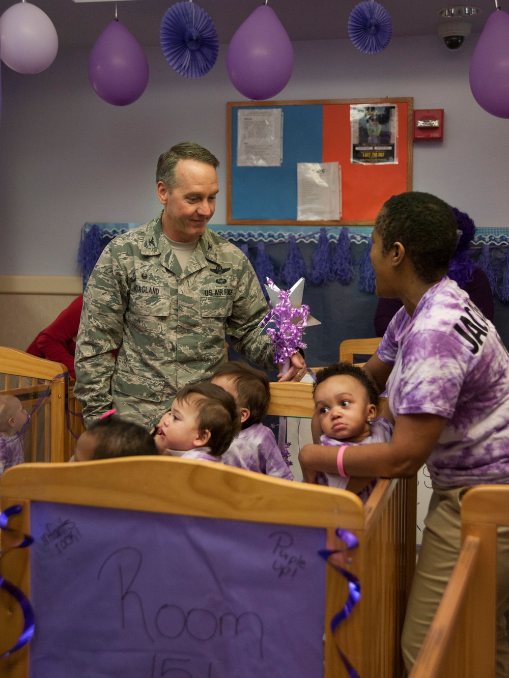 JBA goes purple for Month of the Military Child