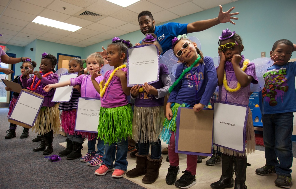 JBA goes purple for Month of the Military Child