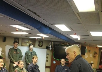USS Mason (DDG 87) RADM Malloy Visit