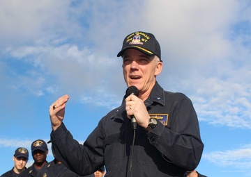 USS Mason (DDG 87) RADM Malloy Visit