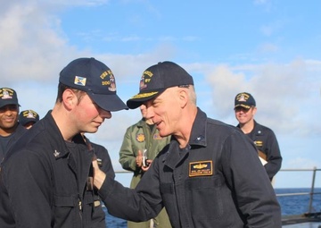 USS Mason (DDG 87) CSG 10 Commander Visit