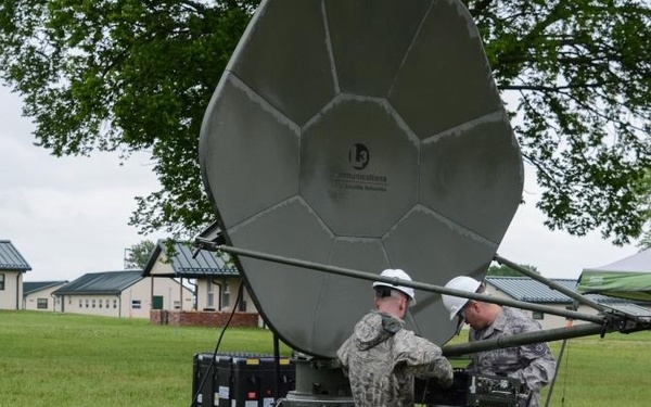 Rain or shine, 239th CCS Airmen support Camp Clark AT Week