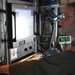 Lt. Col. Brian Schroeder, 53 Weather Reconnaissance Squadron aerial reconnaissance weather officer, scans the radar while flying through Hurricane Odile off of the West Coast of Mexico. This was the first mission to into the storm headed for the Baja Pene