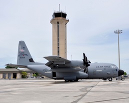 Hurricane Hunters move to Homestead Air Reserve Base to fly Tropical Storm Erika