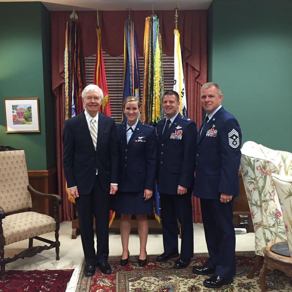 Amodeo represents the 403rd Wing on Capitol Hill