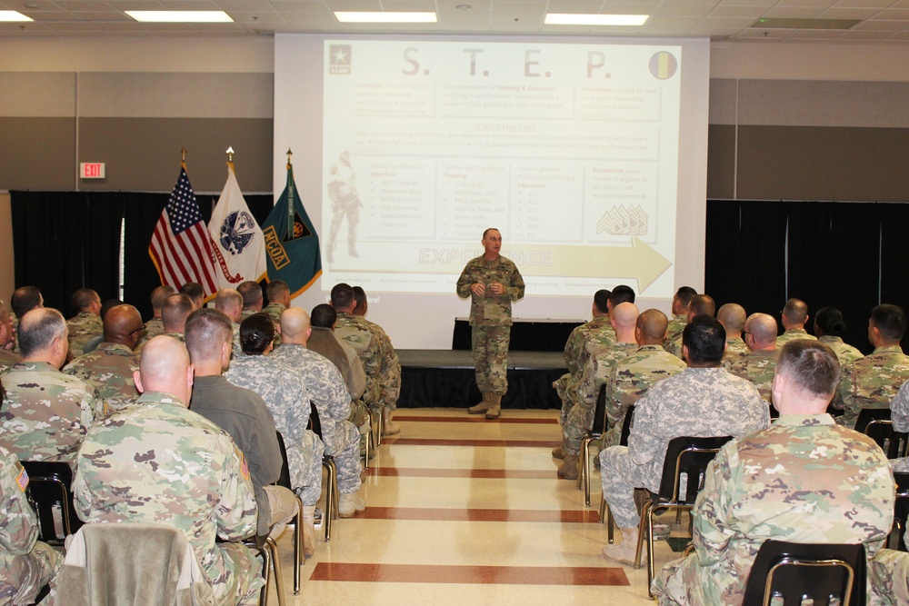 TRADOC command sergeant major visits McCoy