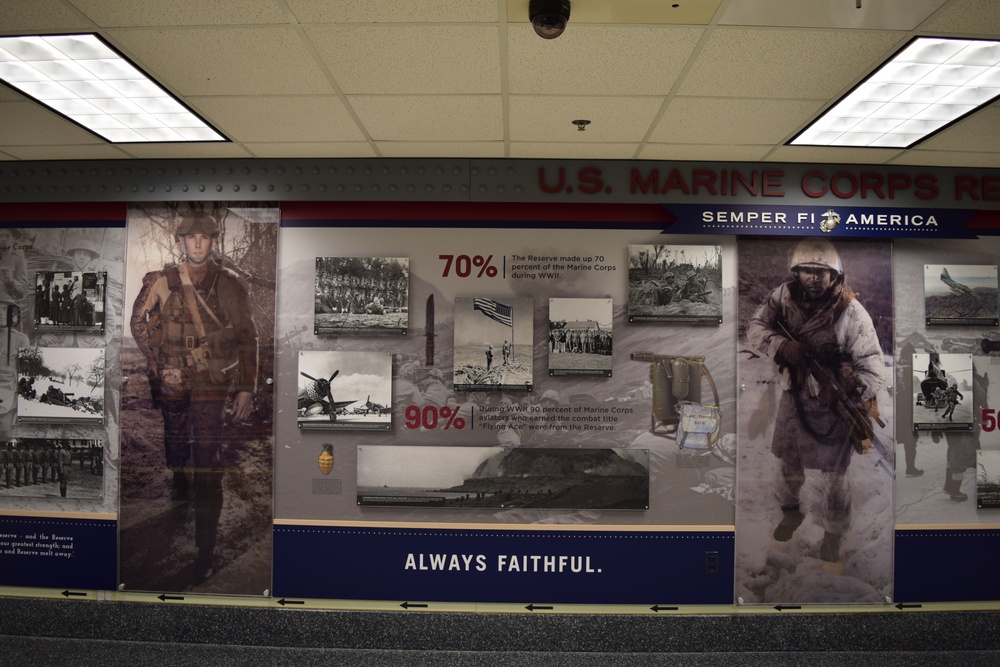 Marine Corps Reserve Centennial Exhibit Unveiled at Pentagon