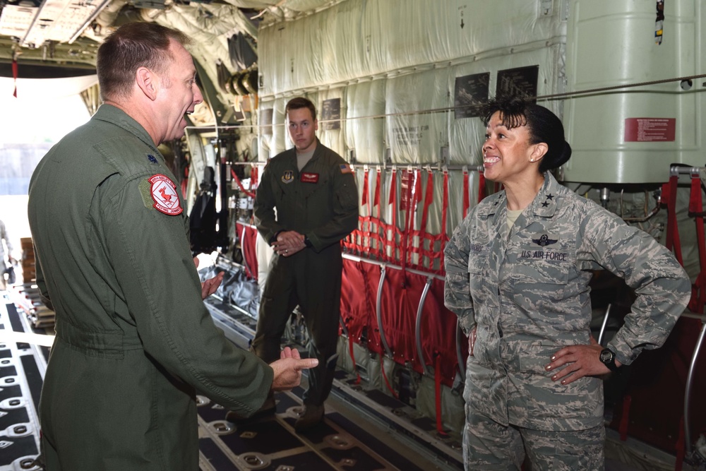 22nd Air Force commander visits 403rd Wing