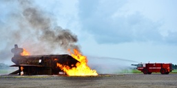 Firefighter training gets a small taste of real-world emergency