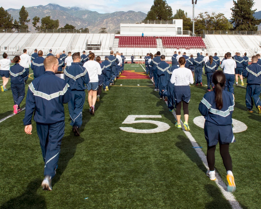 USAF Total Force Band  Plays Pasadena, Calif.
